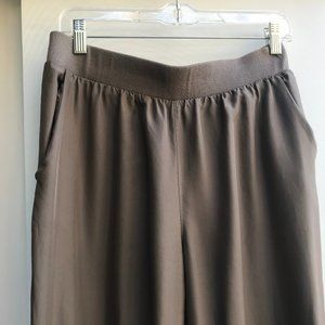 Club Monaco Sz S 100% Silk Jogger Pants